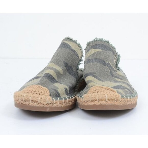 YellowBox Camo Canvas Slip-on Slide Flat Espadrilles Womens Size 8 - Picture 5 of 6